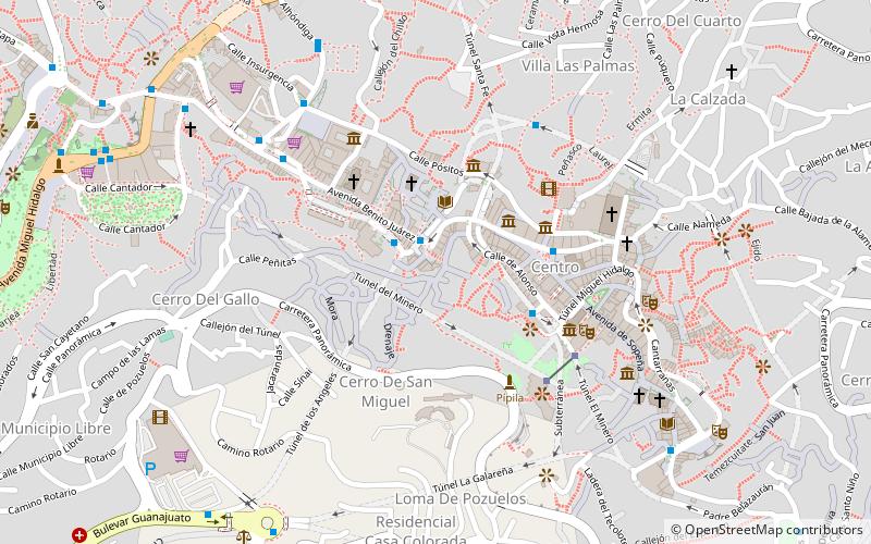 Callejon del Beso location map