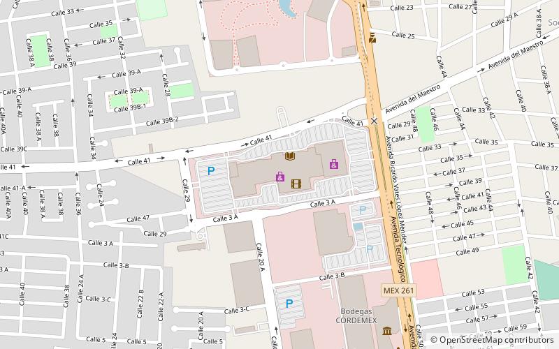 Plaza Galerías location map