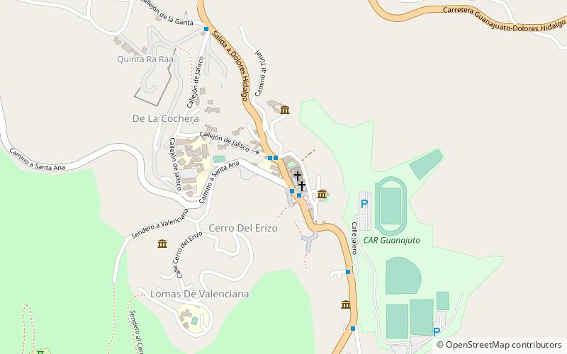 La Valenciana Church location map