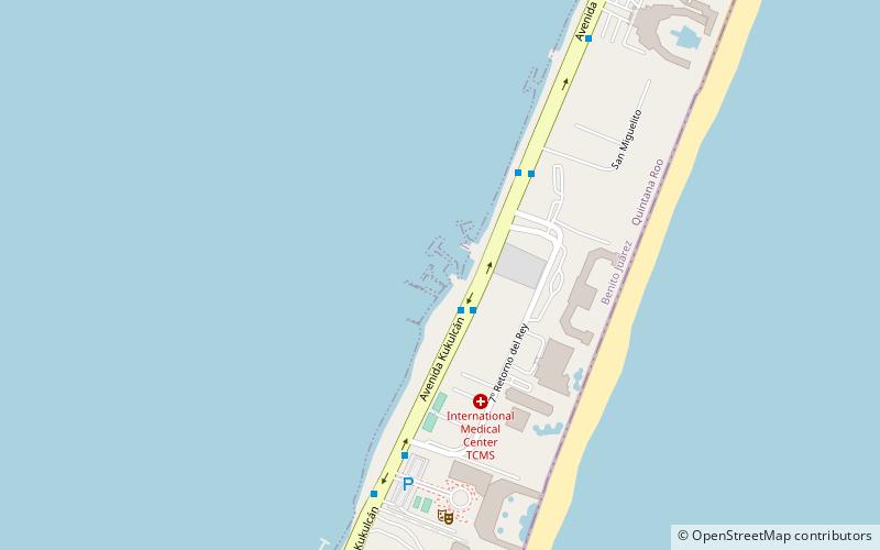 marina barracuda cancun location map