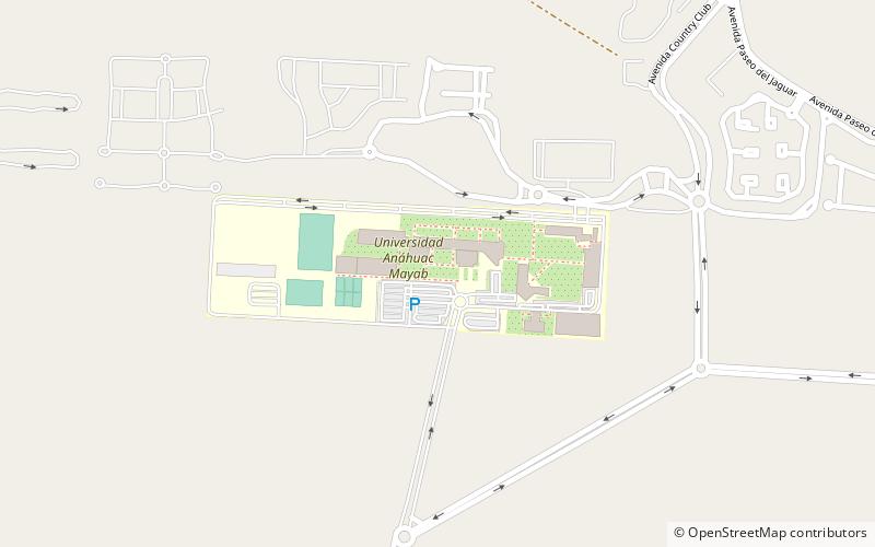 Universidad Anáhuac Mayab location map