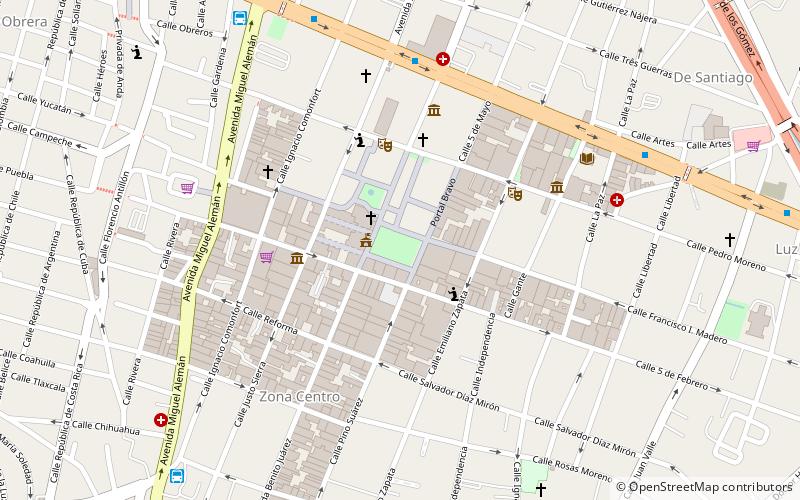Plaza Principal location map