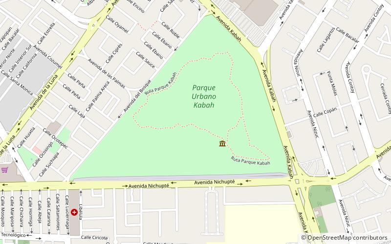 Parque Urbano Kabah location map