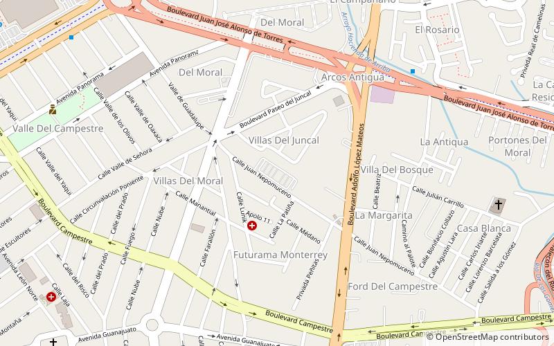 Plaza Mkdito location map