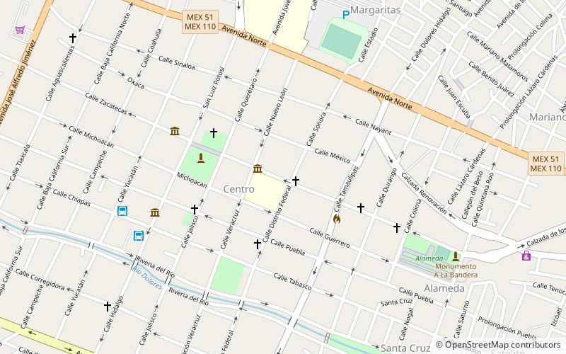 Comercial Centenario location map