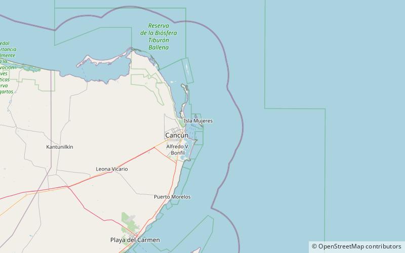Punta Sur location map