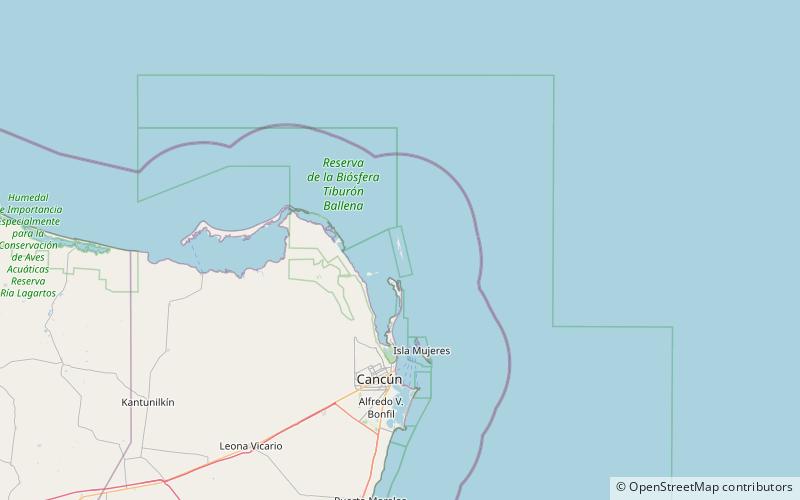 Isla Contoy location map