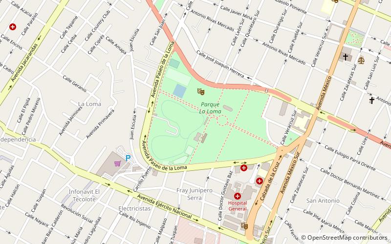 Parque La Loma location map