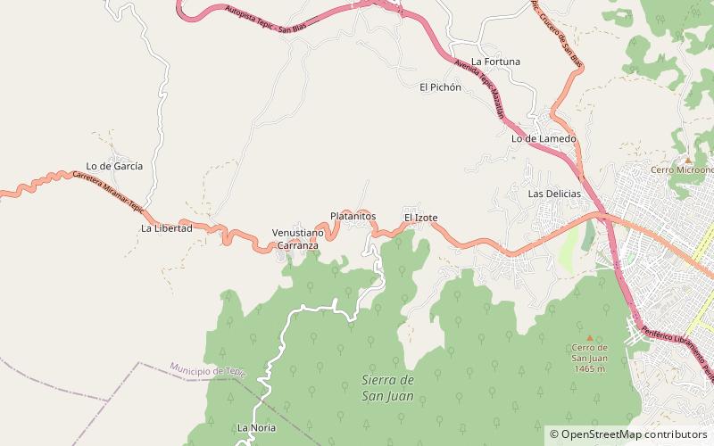 Platanitos location map