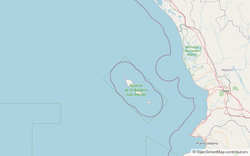 Islas Marías location map