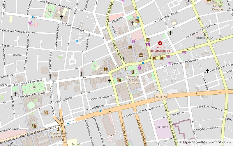 Catedral de Aguascalientes location map
