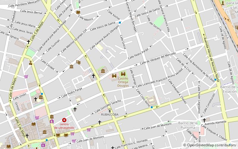 Castillo Ortega location map