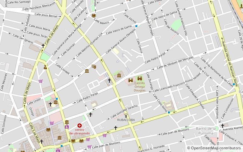 Aguascalientes Museum location map