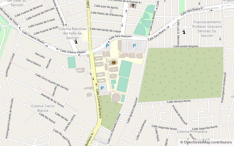 Universidad Politécnica de San Luis Potosí location map