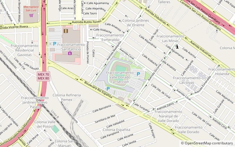 Estadio Alfonso Lastras Ramírez location map