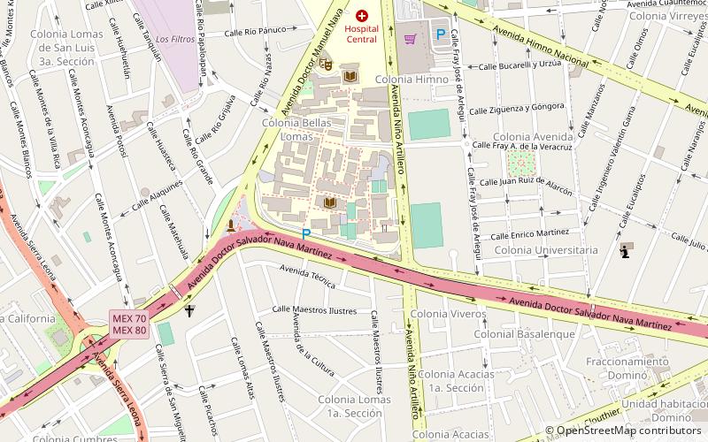 Facultad del Hábitat location map