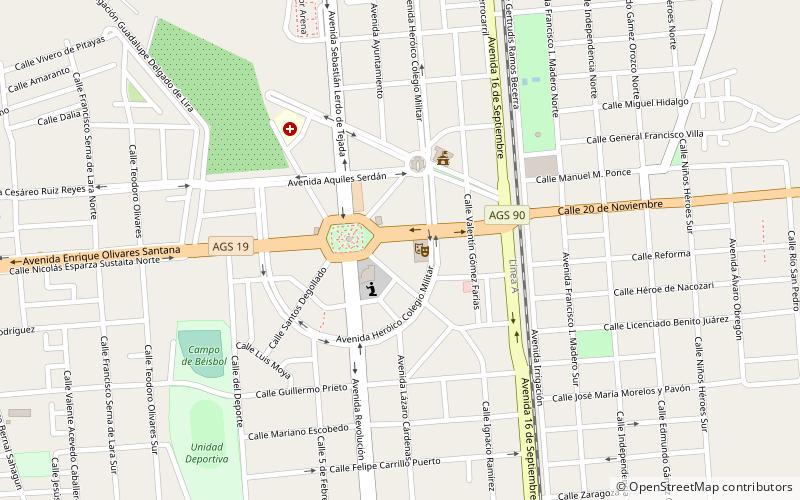 Pabellón de Arteaga location map