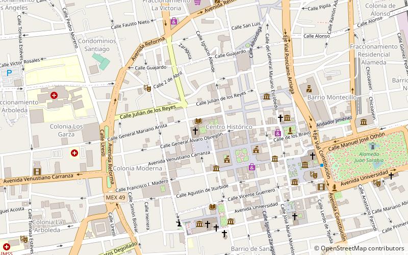 universite autonome de san luis potosi location map