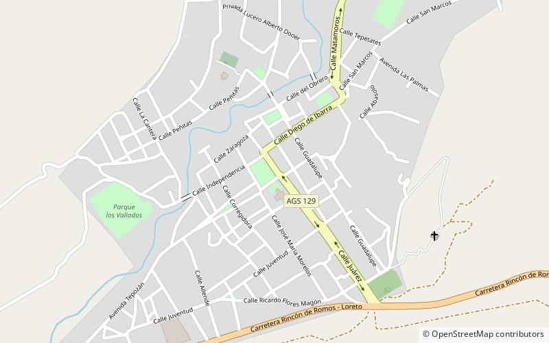 Municipio Asientos location map