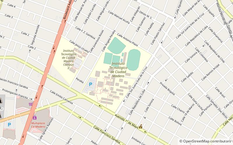 Instituto Tecnológico de Ciudad Madero location map