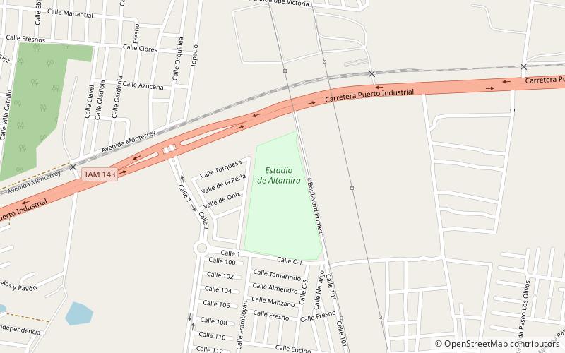 estadio altamira location map