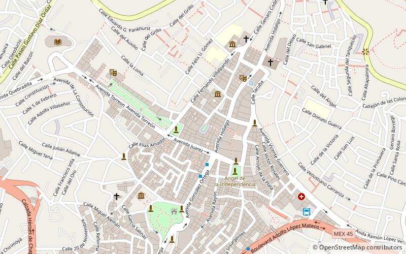 universidad autonoma de zacatecas location map