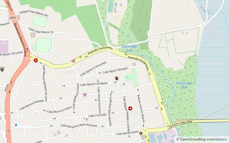 San Jose del Cabo Art District location map