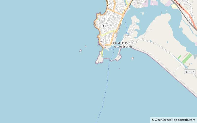 el faro de navegacion maritima mazatlan location map