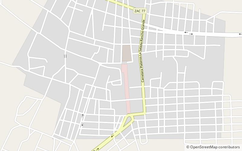Plateros location map