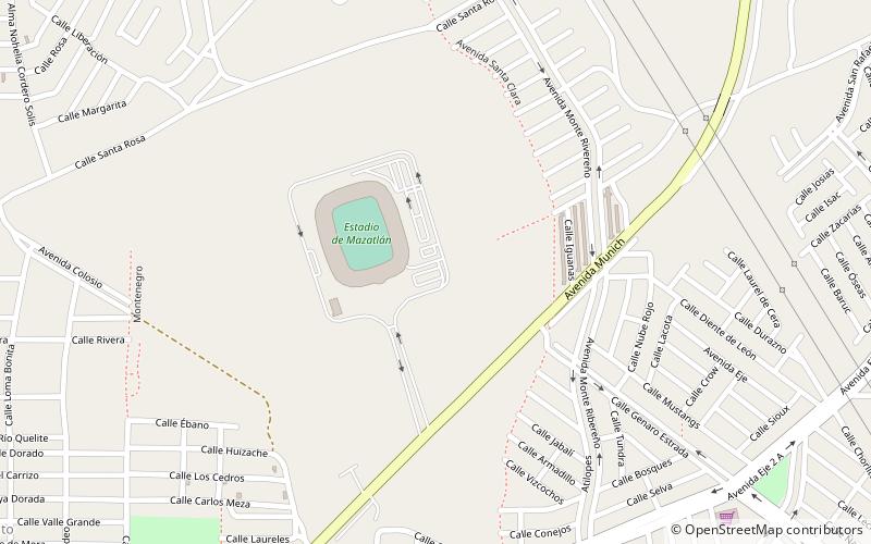 Estadio de Mazatlán location map