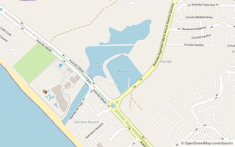 Parque acuatico Mazagua location map