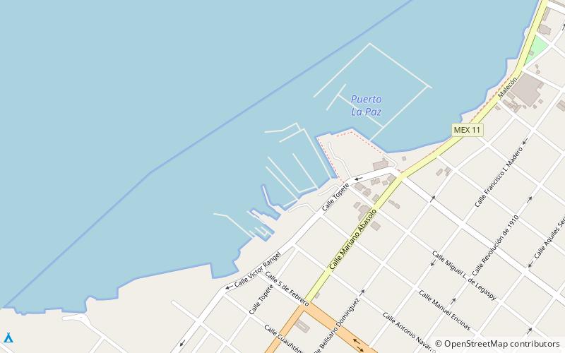 Marina de La Paz location map