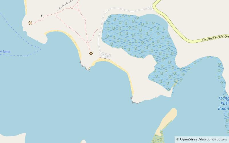 Playa Balandra La Paz location map