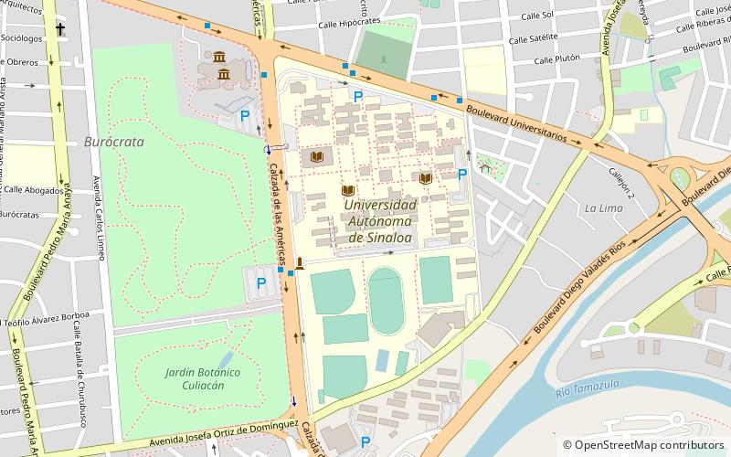 universidad autonoma de sinaloa culiacan location map