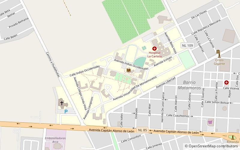 Universidad de Montemorelos location map