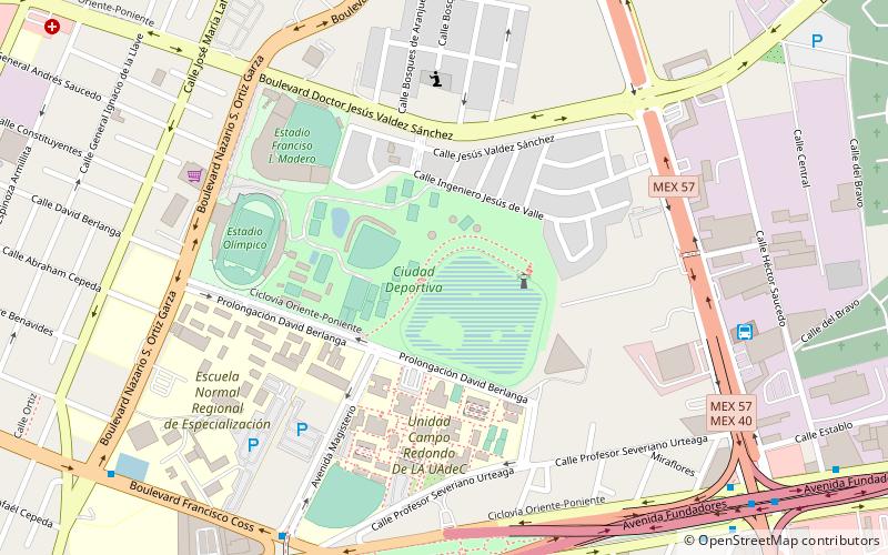 Ciudad Deportiva location map
