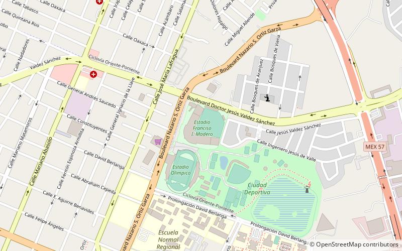 Estadio Francisco I. Madero location map