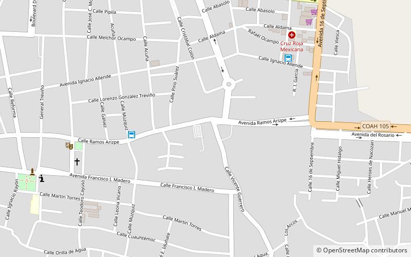 Parras location map
