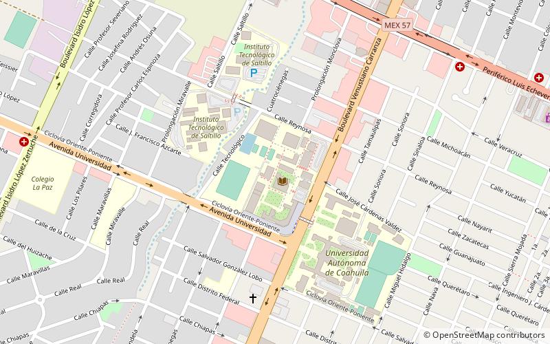 Instituto Tecnológico de Saltillo location map