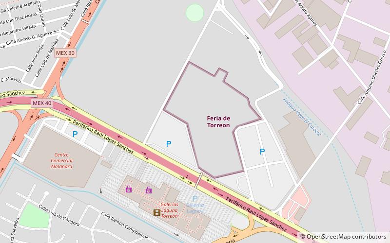 Feria de Torreon location map