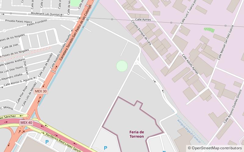 coliseo centenario torreon location map