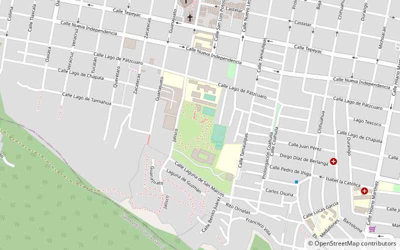 Old Basilica of Guadalupe location map