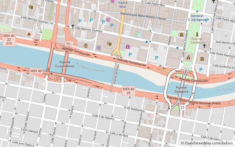Puente del Papa location map