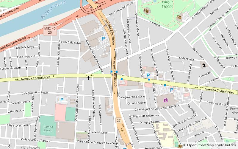 avenida revolucion monterrey location map