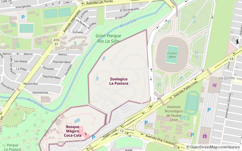 Zoologico La Pastora location map