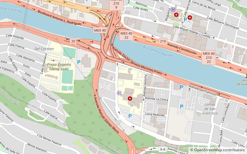 Ignacio A. Santos School of Medicine location map