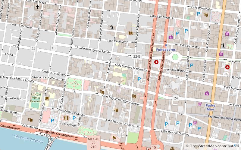 Universidad Regiomontana location map