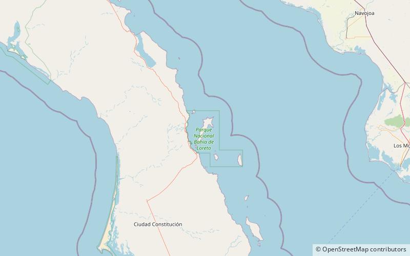 isla del carmen loreto location map