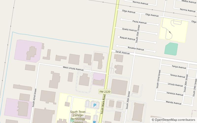 Ursula location map