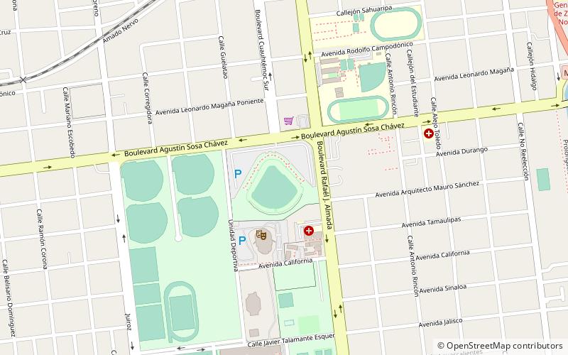 Estadio Manuel Ciclón Echeverría location map